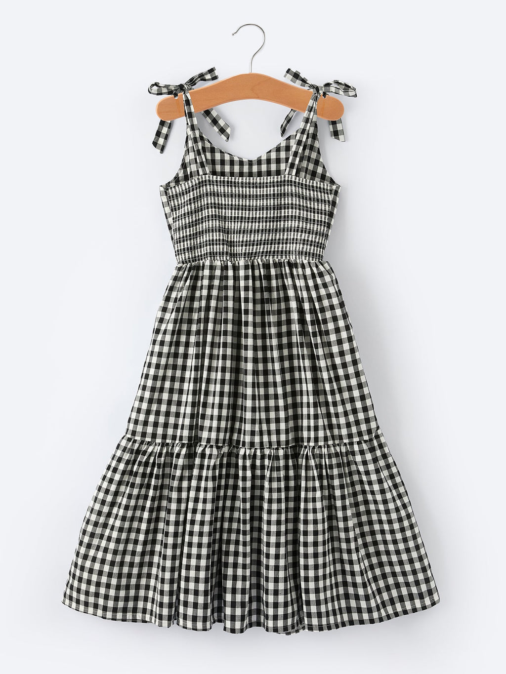 Mommy & Me Adult Plaid Smocked Dress