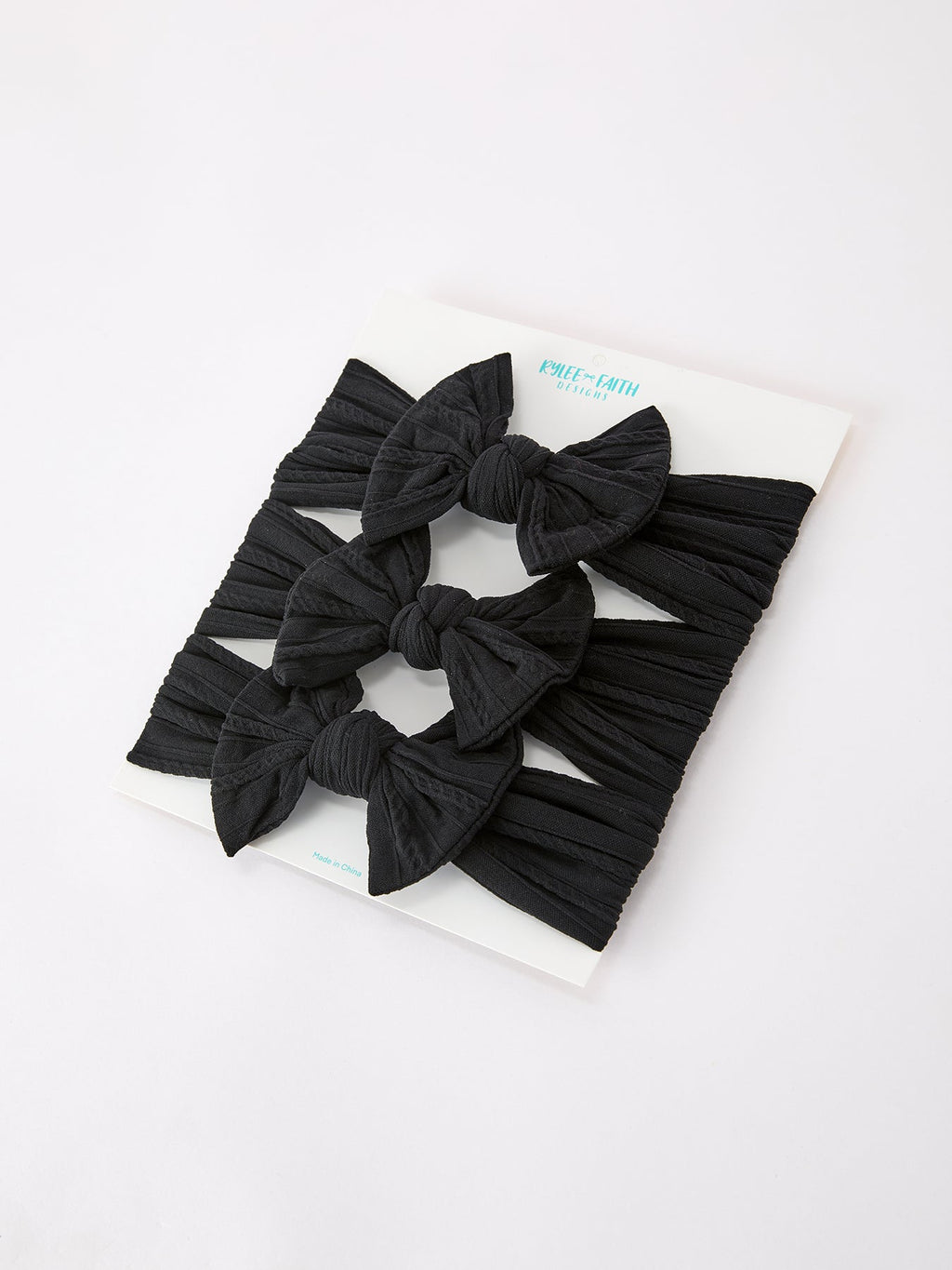 Baby Girl Bow Headband Same Color 3 Piece Set