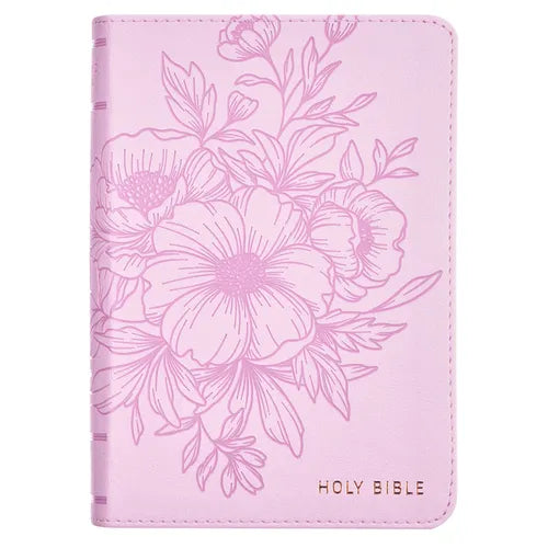 KJV Bible Compact LP Faux Leather, Purple - Leather