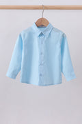 Blue button down shirt