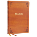 KJV Holy Bible: Large Print Thinline, Tan Leathersoft, Red Letter, Comfort Print: King James Version - Imitation Leather