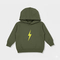 THE SPARK NEON YELLOW HOODIE - ARMY GREEN